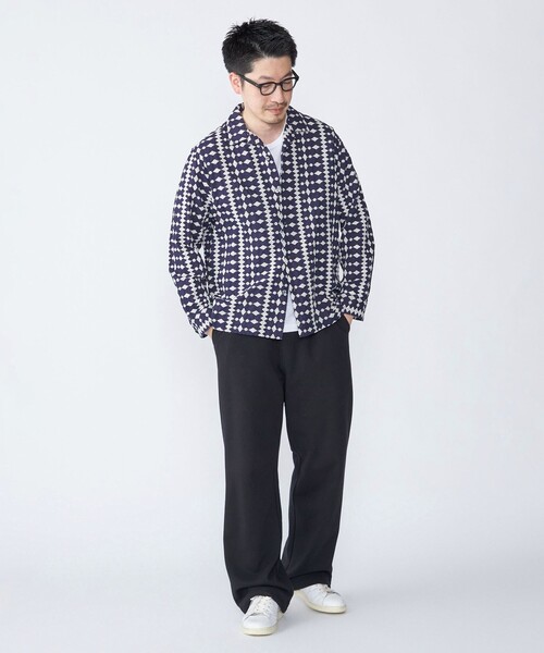 SHIPS(シップス)の「SHIPS: コットン ワイド スウェット パンツ(スウェットパンツ・メンズ・グレー/ブラック・LARGE/MEDIUM/SMALL/X-LARGE)」の4枚目の写真