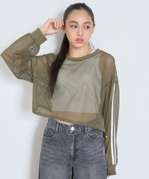 LOVETOXIC | 【LTXC】インナーつきメッシュTシャツ(アンサンブル)