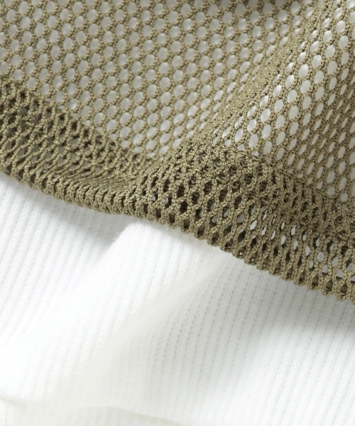 LOVETOXIC（ラブトキシック）の「【LTXC】インナーつきメッシュTシャツ（アンサンブル・キッズ・ブラック/カーキ/オフホワイト・S:140cm/130cm/L:160cm/M:150cm）」の21枚目の写真