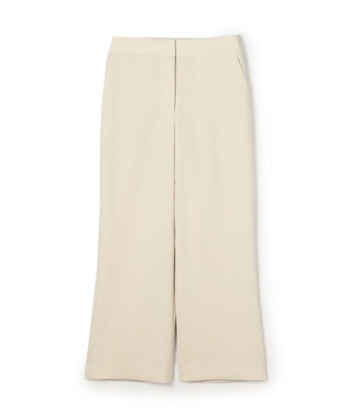 BALLSEY(ボールジィ)の「ソフトポリエステルレーヨンストレッチ セミワイドパンツ(その他パンツ・レディース・パープル/ネイビー/ライトベージュ・38/36/34/32)」の2枚目の写真