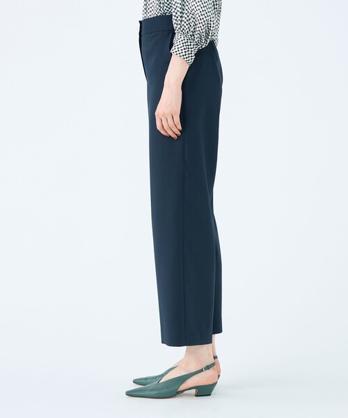 BALLSEY(ボールジィ)の「ソフトポリエステルレーヨンストレッチ セミワイドパンツ(その他パンツ・レディース・パープル/ネイビー/ライトベージュ・38/36/34/32)」の6枚目の写真