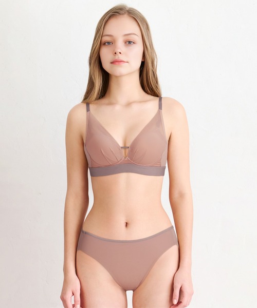 WACOAL（ワコール）の「「重力ケアブラ」　ショーツ（ショーツ・レディース・ライトグリーン/ピンク系その他2/ベージュ/ブラック/グレー/ふじ色系/ピンクベージュ・M/L）」の21枚目の写真