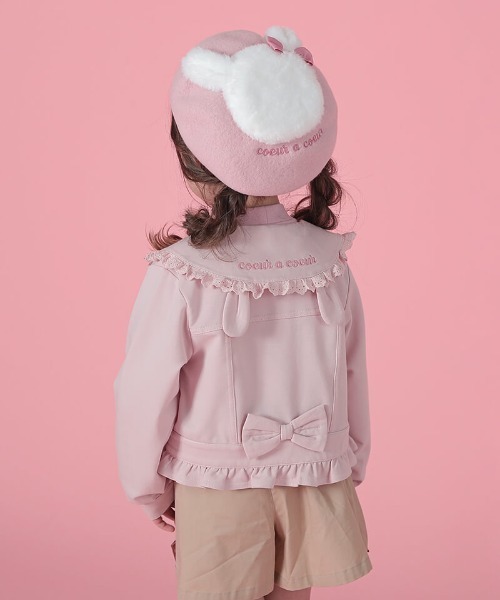 coeur a coeur（クーラクール）の「coeur a coeur デニムニットジャケット（その他アウター・キッズ・ピンク/ネイビー・120cm/110cm/100cm/90cm）」の22枚目の写真