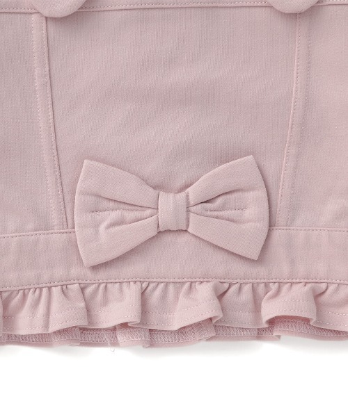 coeur a coeur（クーラクール）の「coeur a coeur デニムニットジャケット（その他アウター・キッズ・ピンク/ネイビー・120cm/110cm/100cm/90cm）」の8枚目の写真