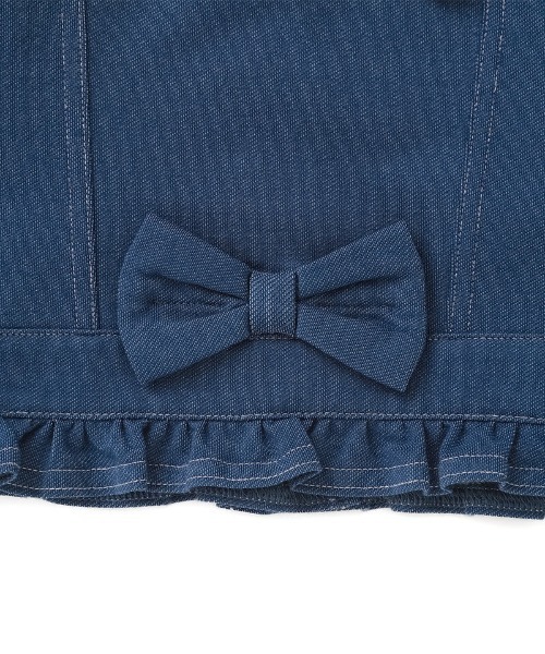 coeur a coeur（クーラクール）の「coeur a coeur デニムニットジャケット（その他アウター・キッズ・ピンク/ネイビー・120cm/110cm/100cm/90cm）」の15枚目の写真