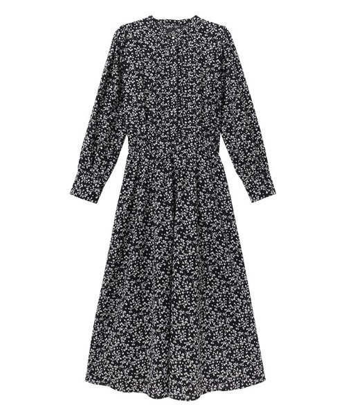 セール】選べる柄ピンタックワンピース（ワンピース）｜Pierrot