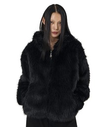 OY（オーワイ）の「『OY/オーワイ』WILD FUR HOODIE JACKET/ワイルドファーフーディージャケット（その他アウター）」