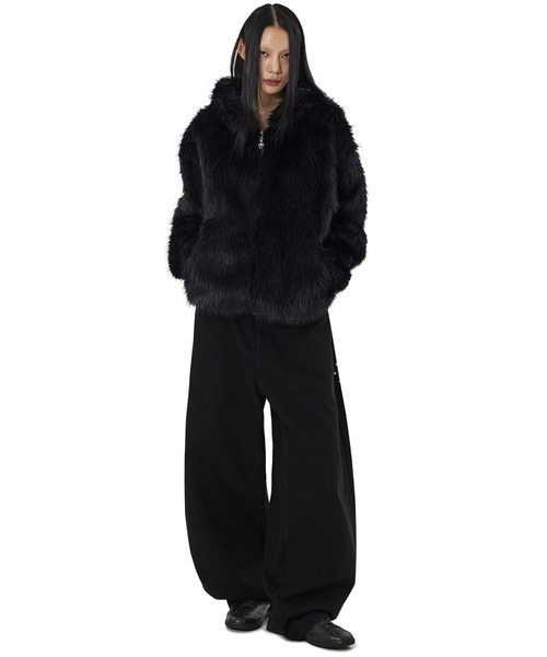 OY/オーワイ』WILD FUR HOODIE JACKET/ワイルドファーフーディー