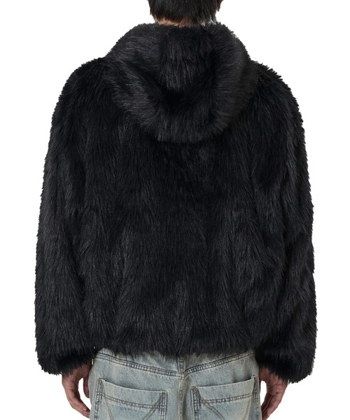 OY ファーフーディージャケット OY/オーワイ』WILD FUR HOODIE JACKET/ワイルドファーフーディー