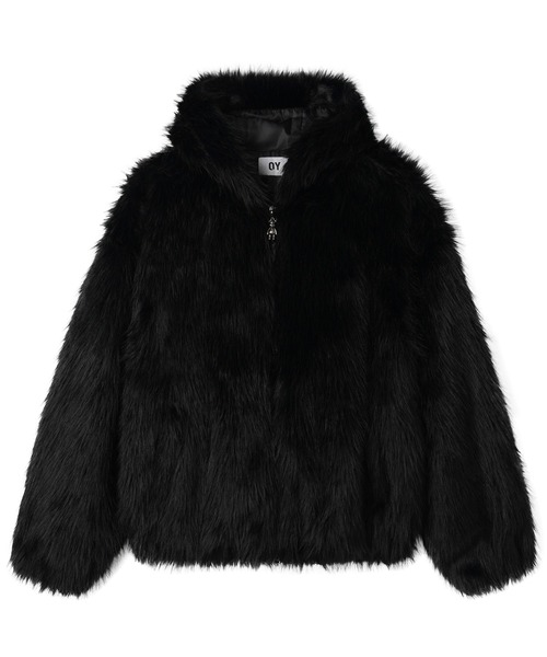 OY/オーワイ』WILD FUR HOODIE JACKET/ワイルドファーフーディー