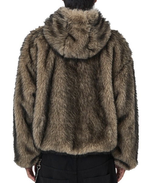 OY/オーワイ』WILD FUR HOODIE JACKET/ワイルドファーフーディー