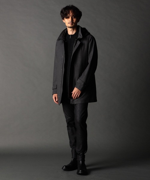 NICOLE CLUB FOR MEN(ニコルクラブフォーメン)の「フード着脱3WAYスタンドコート(その他アウター・メンズ・サンドベージュ/ブラック/チャコールグレー・X-LARGE/XX-LARGE/MEDIUM/LARGE)」の5枚目の写真