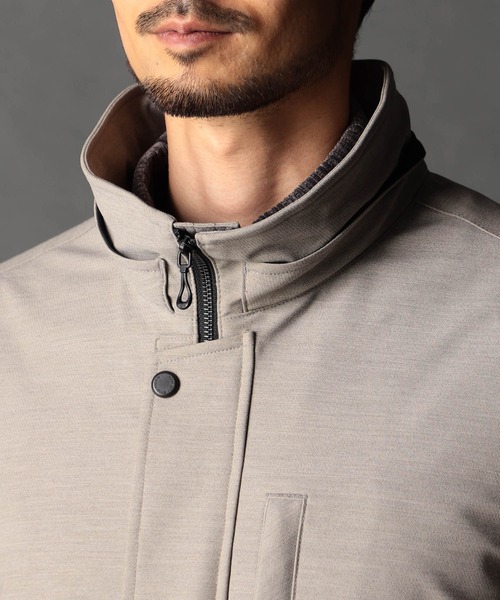NICOLE CLUB FOR MEN(ニコルクラブフォーメン)の「フード着脱3WAYスタンドコート(その他アウター・メンズ・サンドベージュ/ブラック/チャコールグレー・X-LARGE/XX-LARGE/MEDIUM/LARGE)」の10枚目の写真