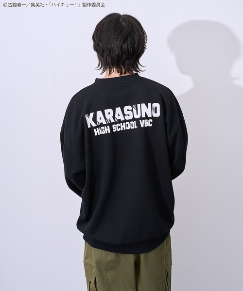 Green Parks(グリーンパークス)の「ハイキュー!! 影山トレーナー(スウェット・レディース・ブラック・FREE)」の11枚目の写真