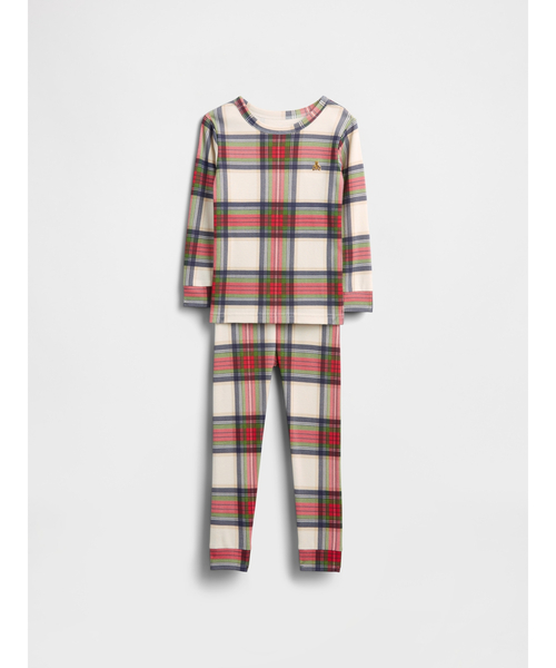 GAP(ギャップ)の「オーガニック ブラッシュドコットン パジャマセット (幼児・ベビー)(ルームウェア/パジャマ・キッズ・レッド/マルチ/ピンク・80cm/90cm/95cm/110cm/105cm/100cm)」の5枚目の写真