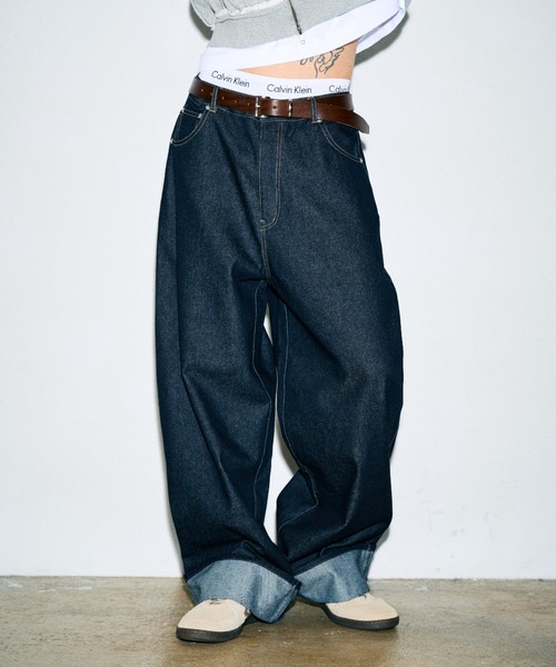 Elanque（エランク）の「roll-up denim/ロールアップデニム（デニム