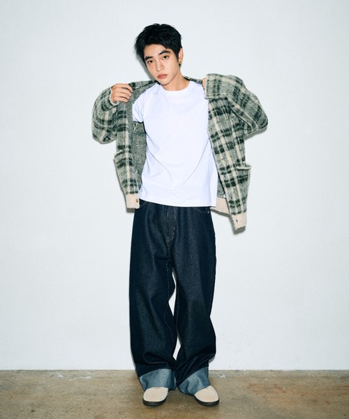 Elanque(エランク)の「roll-up denim/ロールアップデニム(デニムパンツ・メンズ・インディゴブルー/ライトブルー・LARGE/MEDIUM/SMALL)」の16枚目の写真