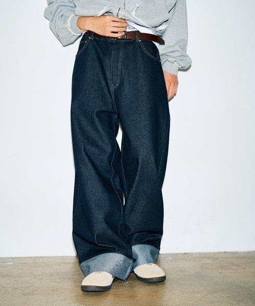 Elanque（エランク）の「roll-up denim/ロールアップデニム（デニム