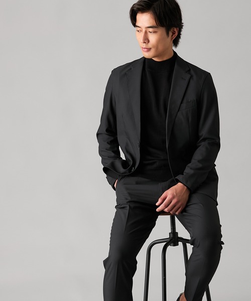 メンズスーツ】洗えるストレッチカジュアルセットアップスーツ