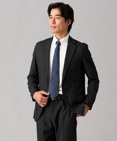 nissen(ニッセン)の「洗濯機OK!ストレッチカジュアルセットアップスーツ(テーラードジャケット+パンツ) (M~6Lサイズ)(セットアップ・メンズ・ブラウン/ダークネイビー/ブラック/チャコール・3L/LL/M/5L/L/4L/6L)」の7枚目の写真