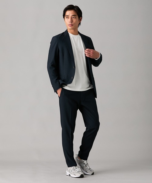 メンズスーツ】洗えるストレッチカジュアルセットアップスーツ