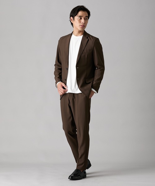 メンズスーツ】洗えるストレッチカジュアルセットアップスーツ