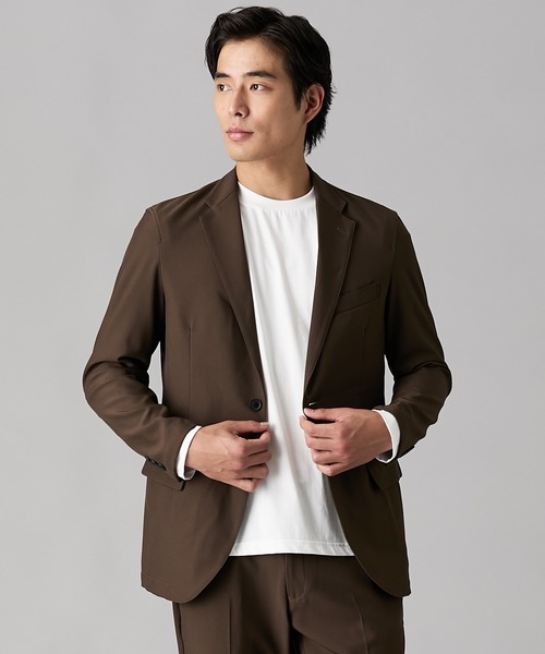 メンズスーツ】洗えるストレッチカジュアルセットアップスーツ