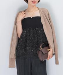 URBAN RESEARCH ROSSO WOMEN | フェザーフリンジニットビスチェ(ニット/セーター)