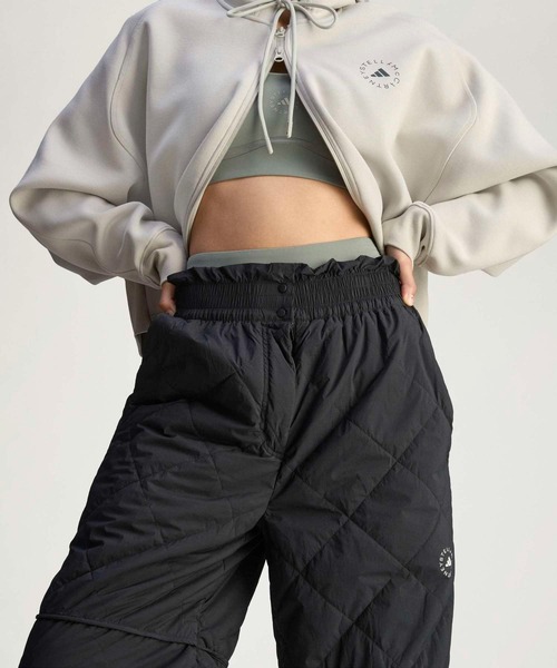 adidas by Stella McCartney（アディダスバイステラマッカートニー）の「aSMC QUILT PNT / アディダス adidas（その他パンツ・レディース・ブラック・X-LARGE/SMALL/MEDIUM/LARGE/XX-LARGE）」の4枚目の写真