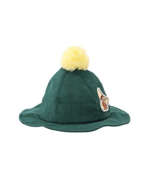 moimoln（モイモルン）の「【おさるのジョージ X moimoln】シャドーチェックボンボンハット（ハット・キッズ・グリーン・46cm/48cm/50cm/52cm）」の9枚目の写真