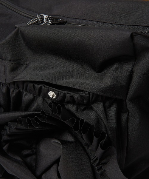 gomme(ゴム)の「フリルデコミリタリーバッグ(ショルダーバッグ・レディース・ブラック/カーキ・FREE)」の13枚目の写真