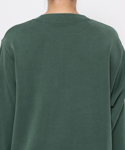 HARE(ハレ)の「フラワーシシュウT(HARE)(Tシャツ/カットソー・レディース・グリーン/ホワイト/ブラック・FREE)」の5枚目の写真