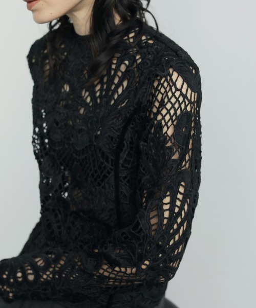 トップス Panel Lace Blouse anuke anuke（アンヌーク）の「Panel Lace Blouse（シャツ/ブラウス）」 - WEAR
