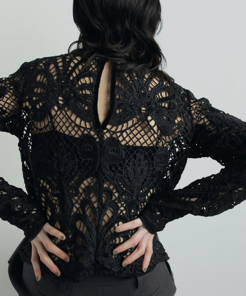 Panel Lace Blouse（シャツ/ブラウス）｜anuke（アンヌーク）の