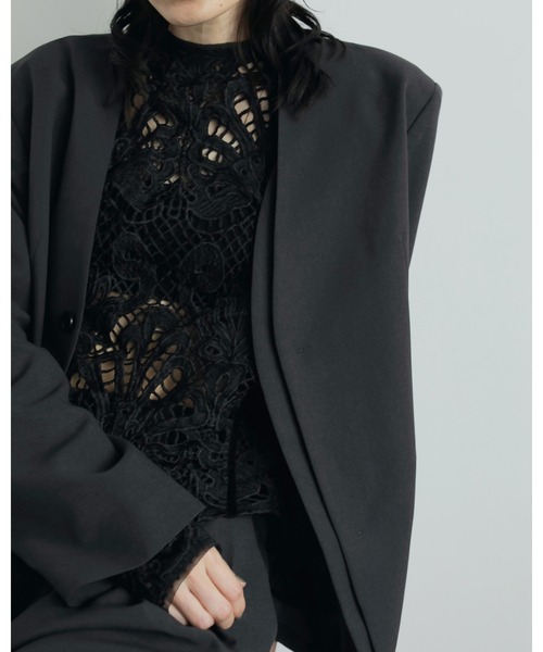 anuke（アンヌーク）の「Panel Lace Blouse（シャツ/ブラウス）」 - WEAR