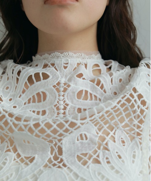anuke（アンヌーク）の「Panel Lace Blouse（シャツ/ブラウス）」 - WEAR