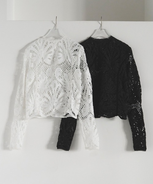 anuke（アンヌーク）の「Panel Lace Blouse（シャツ/ブラウス）」 - WEAR