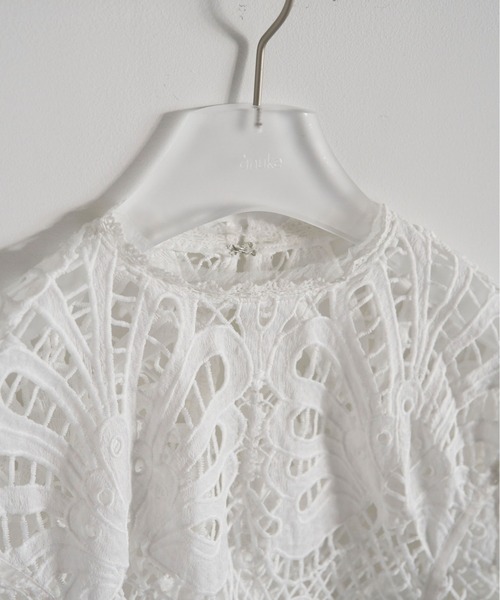 トップス Panel Lace Blouse anuke anuke（アンヌーク）の「Panel Lace Blouse（シャツ/ブラウス）」 - WEAR