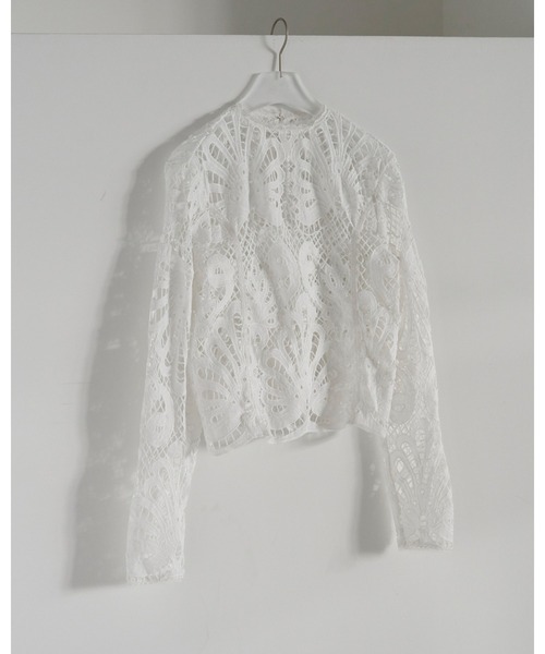 anuke（アンヌーク）の「Panel Lace Blouse（シャツ/ブラウス）」 - WEAR