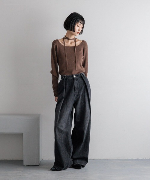 LOWRYS FARM(ローリーズファーム)の「スパンコールラメPOLS 591244(ニット/セーター・レディース・ブラック/アイボリー/ブラウン系その他/ピンク系その他・FREE)」の15枚目の写真