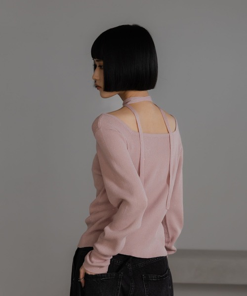 LOWRYS FARM(ローリーズファーム)の「スパンコールラメPOLS 591244(ニット/セーター・レディース・ブラック/アイボリー/ブラウン系その他/ピンク系その他・FREE)」の9枚目の写真