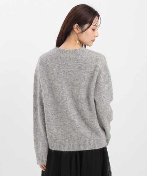 Andemiu（アンデミュウ）の「【手洗い可能】モヘアWキンボタンカーディガン491831（カーディガン/ボレロ・レディース・ピンク/グレー/ブラック・FREE）」の20枚目の写真