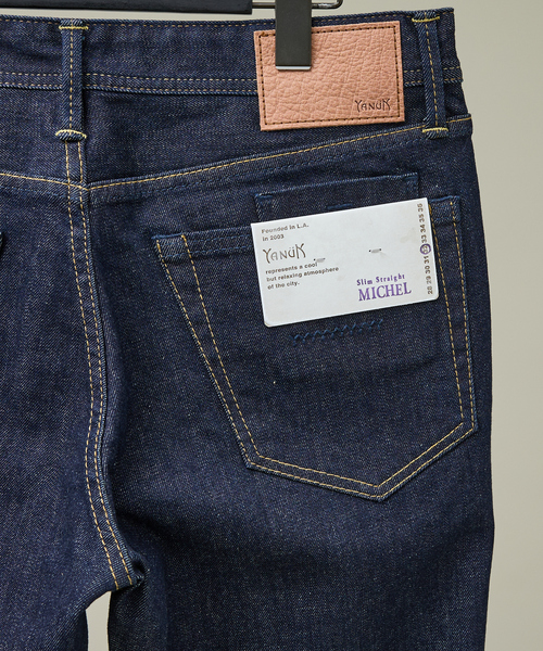 YANUK（ヤヌーク）の「【YANUK/ヤヌーク】PREMIUM2 スリムストレート MICHEL /ワンウォッシュ デニム（デニムパンツ・メンズ・インディゴブルー・29/30/31/32）」の7枚目の写真