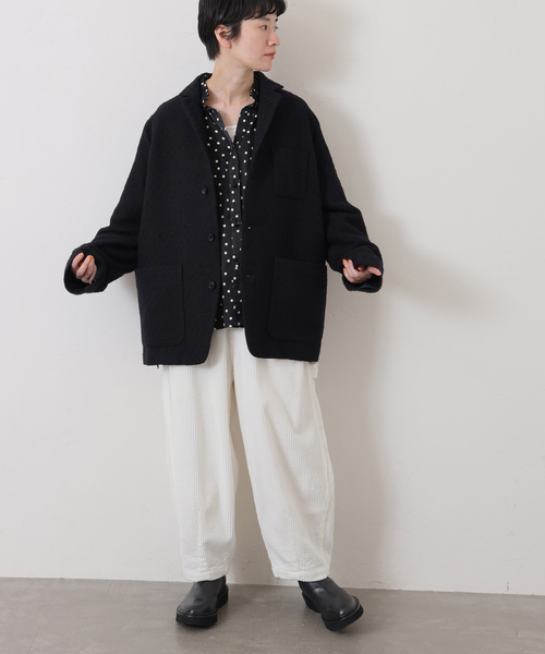 JOURNAL STANDARD LUXE(ジャーナルスタンダード ラックス)の「ドットプリーツディテールシャツ(シャツ/ブラウス・レディース・ブラック・FREE)」の11枚目の写真