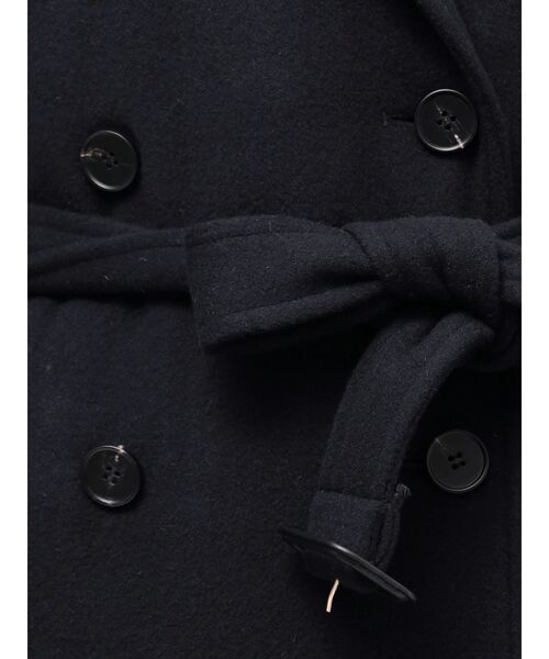 TONAL（トーナル）の「ウールトレンチコート（トレンチコート・レディース・ネイビー/モカ/ベビーピンク・SMALL/MEDIUM）」の8枚目の写真