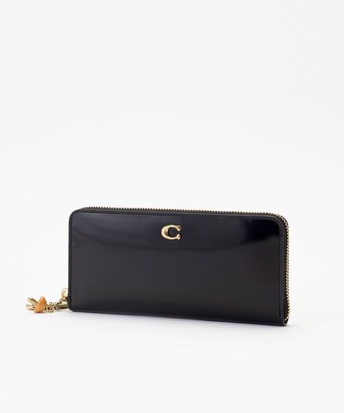 COACH（コーチ）の「エッセンシャル スリム アコーディオン ジップ ウォレット・チャーム（財布・レディース・ブラック系その他・ONE）」の8枚目の写真
