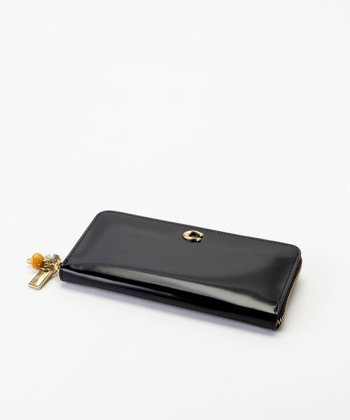 エッセンシャル スリム アコーディオン ジップ ウォレット・チャーム