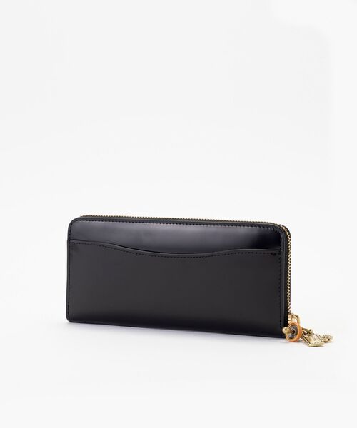エッセンシャル スリム アコーディオン ジップ ウォレット・チャーム