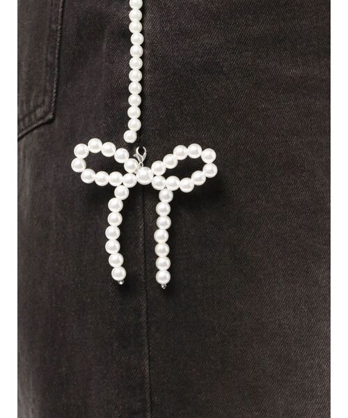 EMODA（エモダ）の「サイドパールルーズジーンズ（デニムパンツ・レディース・インディゴブルー/ブラック・SMALL/MEDIUM）」の13枚目の写真