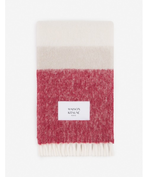 MAISON KITSUNÉ メゾンキツネ チェック柄マフラー Maison Kitsune（メゾンキツネ）の「CHECK BRUSHED SCARF